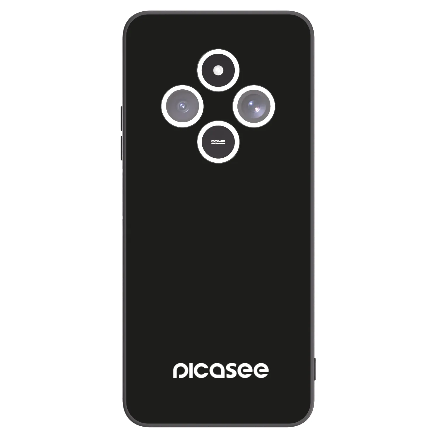 Picasee crna silikonska maskica za Xiaomi Redmi 14C - Picasee