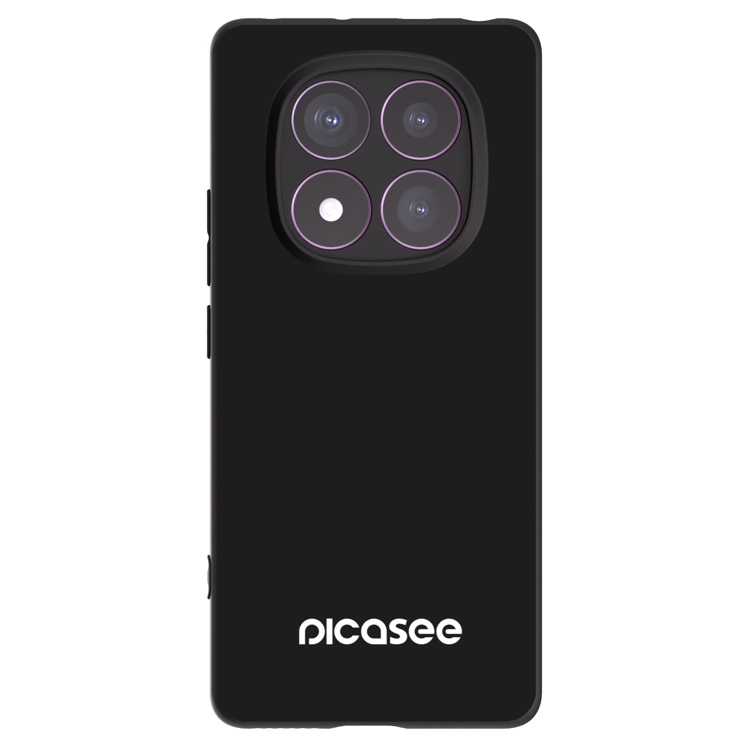 Picasee crna silikonska maskica za Xiaomi Redmi Note 14 Pro 4G - Picasee