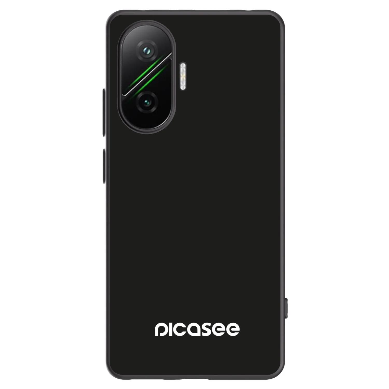 Picasee crna silikonska maskica za Xiaomi Poco F7 5G - Picasee