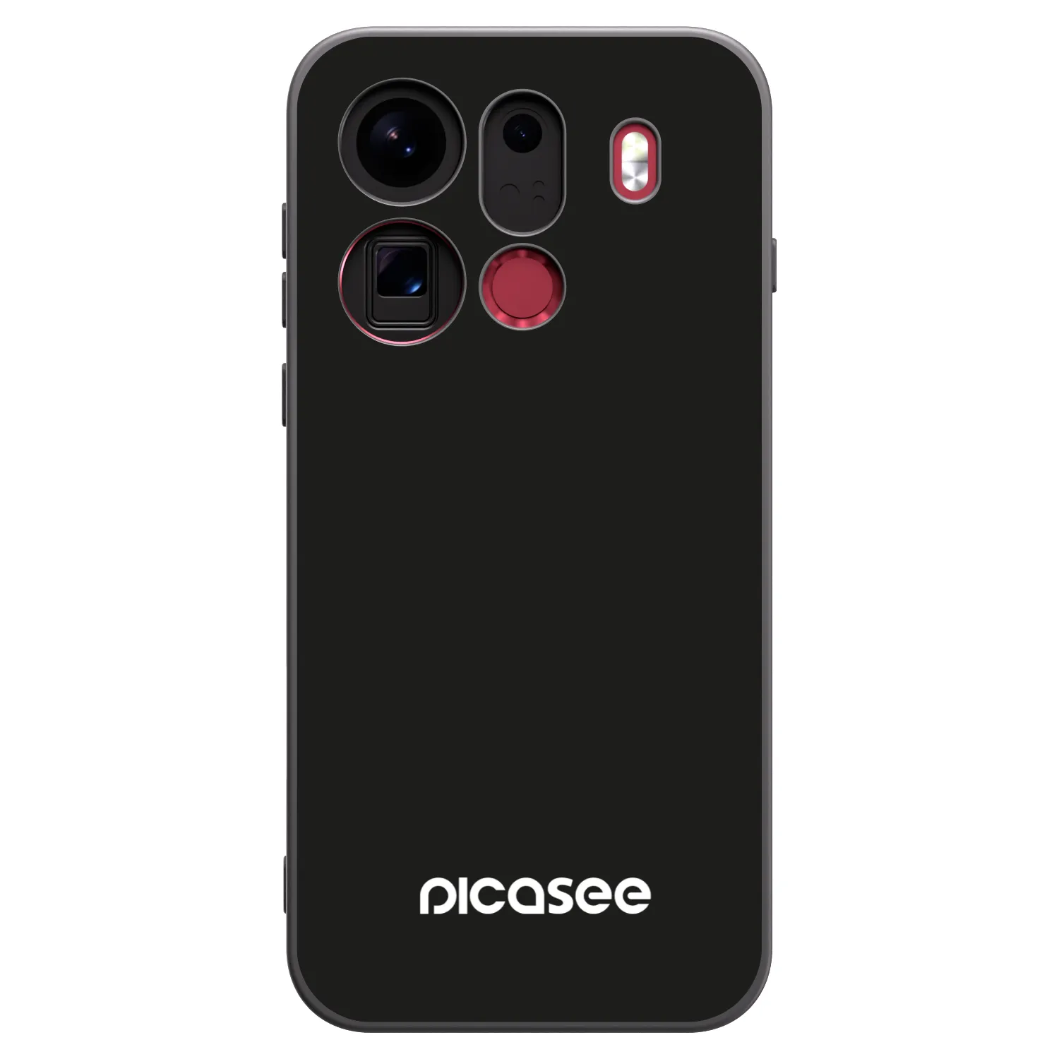 Picasee crna silikonska maskica za OPPO Find X9 Pro - Picasee