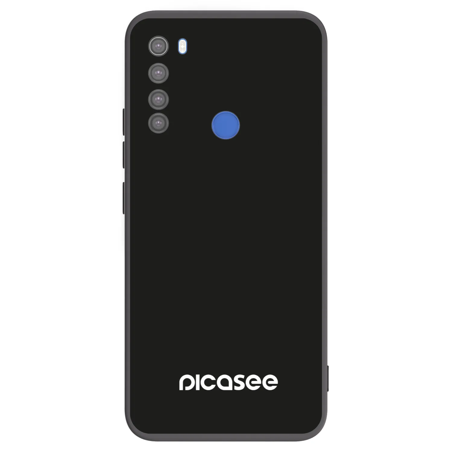 Picasee crna silikonska maskica za Xiaomi Redmi Note 8T - Picasee