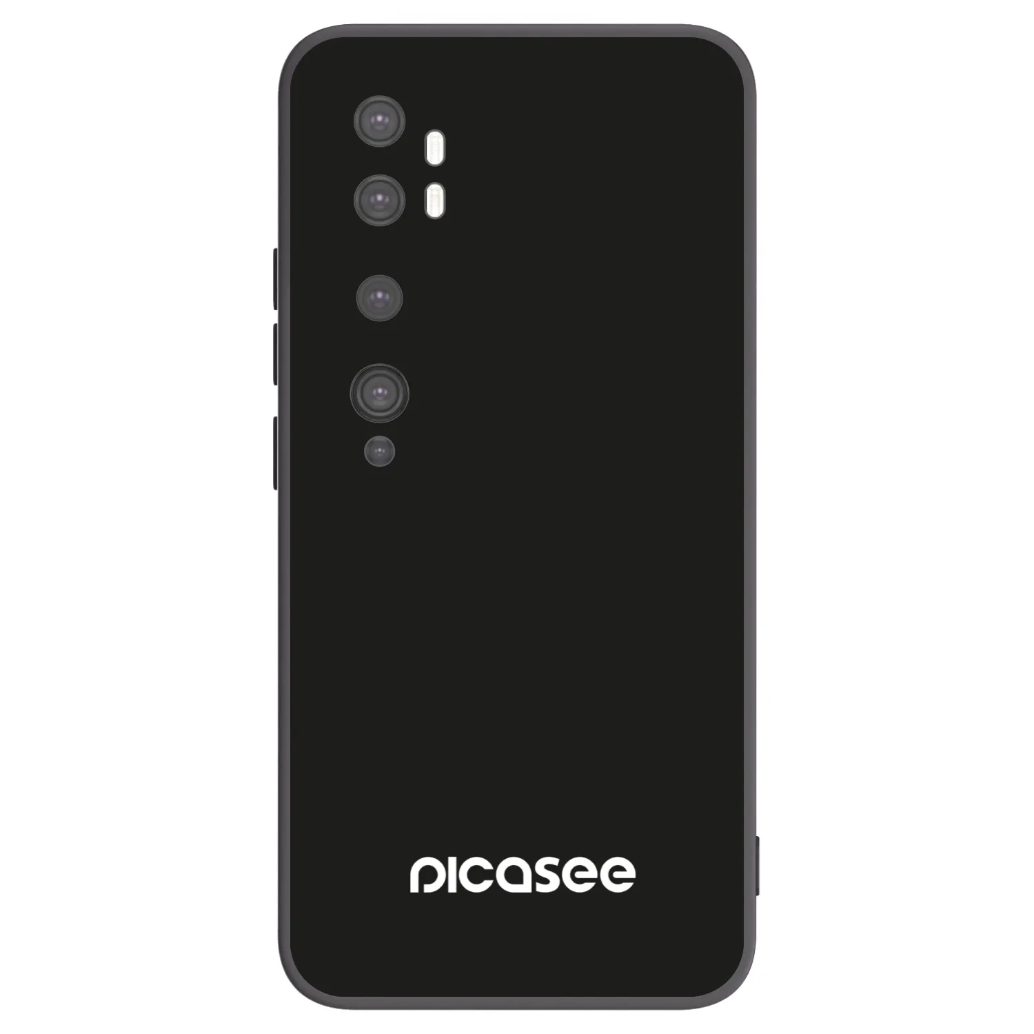 Picasee crna silikonska maskica za Xiaomi Mi Note 10 (Pro) - Picasee
