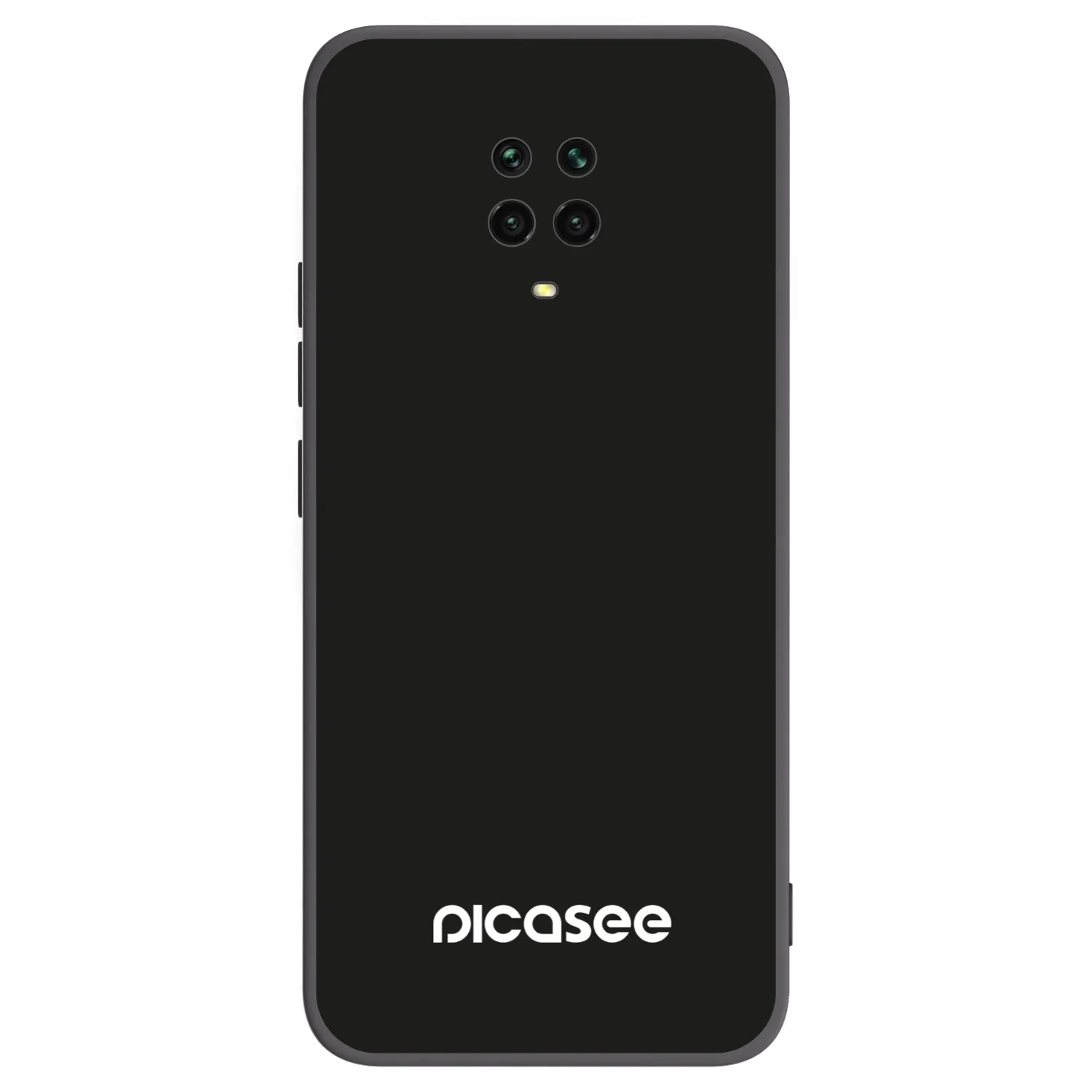 Picasee crna silikonska maskica za Xiaomi Redmi Note 9 Pro - Picasee