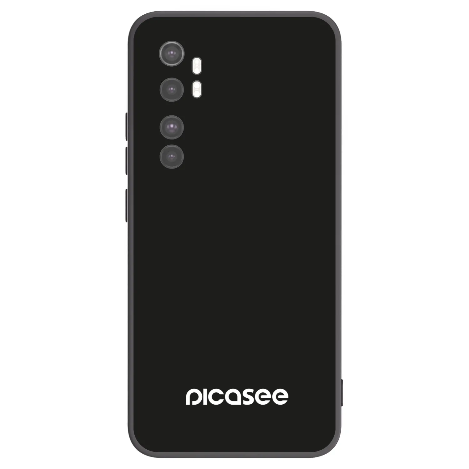 Picasee crna silikonska maskica za Xiaomi Mi Note 10 Lite - Picasee