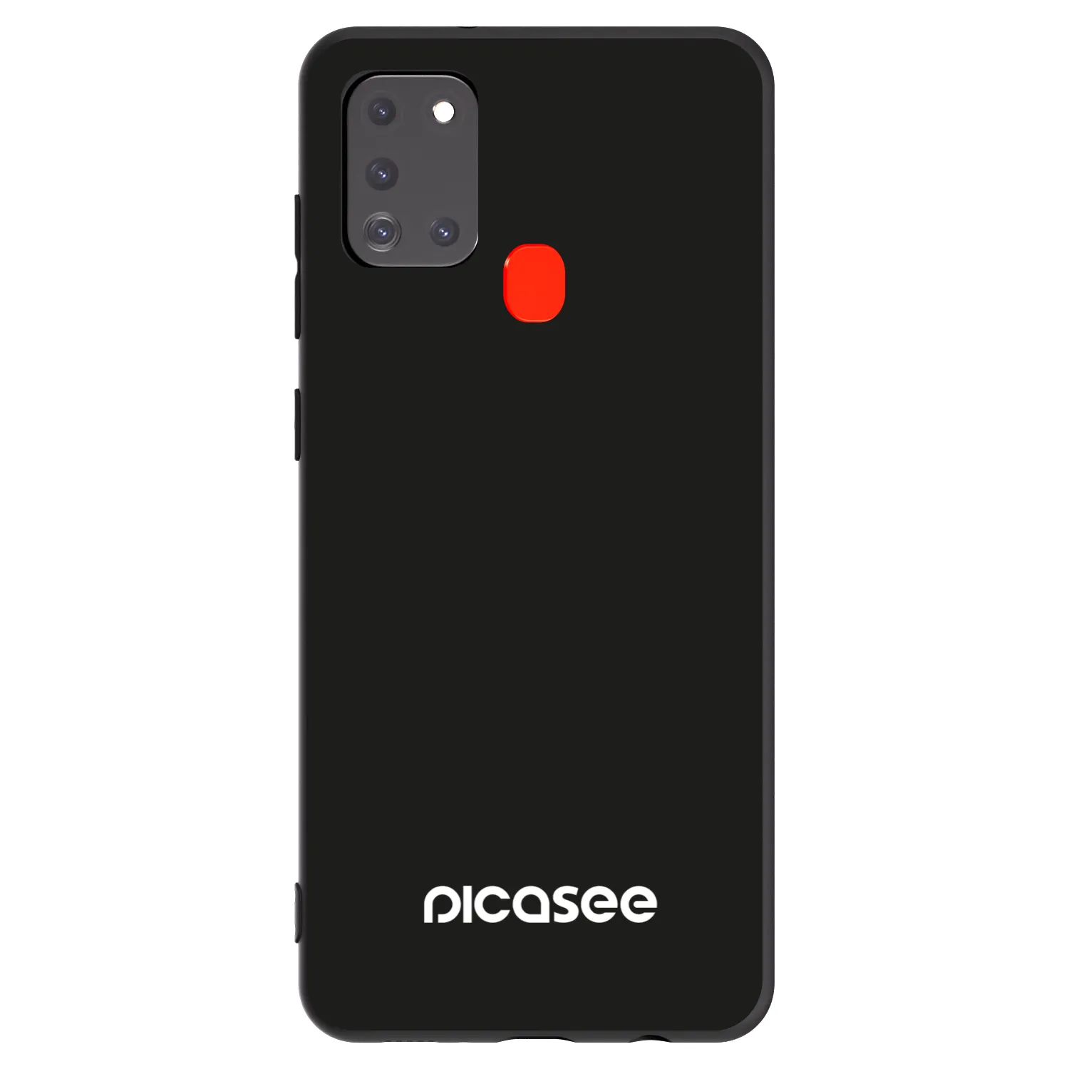 Picasee crna silikonska maskica za Samsung Galaxy A21s - Picasee