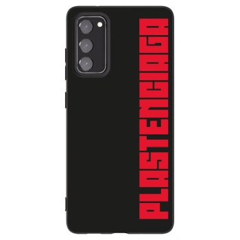 Picasee crna silikonska maskica za Samsung Galaxy S20 FE - Plastenciaga