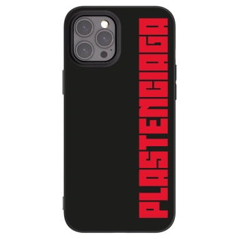 Picasee crna silikonska maskica za Apple iPhone 12 Pro Max - Plastenciaga