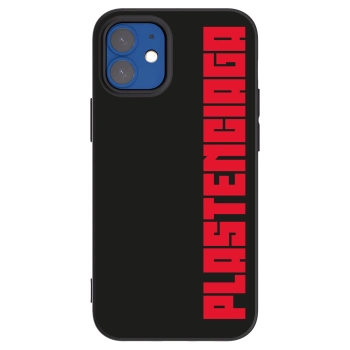 Picasee crna silikonska maskica za Apple iPhone 12 mini - Plastenciaga