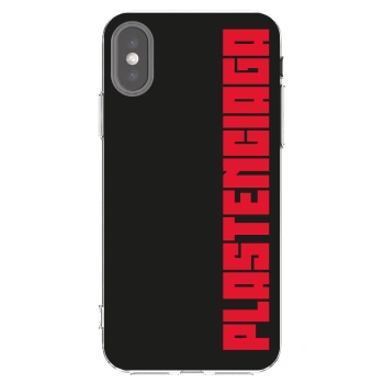 Picasee silikonska prozirna maskica za Apple iPhone X/XS - Plastenciaga