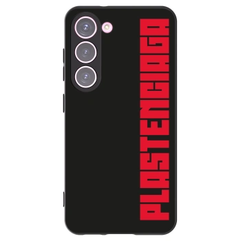 Picasee crna silikonska maskica za Samsung Galaxy S23 5G - Plastenciaga