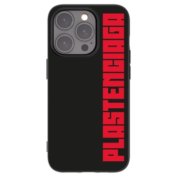 Picasee crna silikonska maskica za Apple iPhone 15 Pro - Plastenciaga