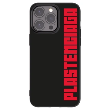 Picasee crna silikonska maskica za Apple iPhone 15 Pro Max - Plastenciaga