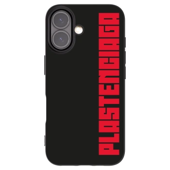 Picasee crna silikonska maskica za Apple iPhone 16 - Plastenciaga