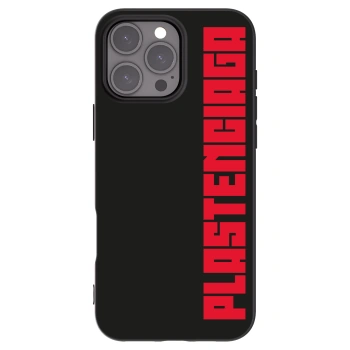 Picasee crna silikonska maskica za Apple iPhone 16 Pro Max - Plastenciaga