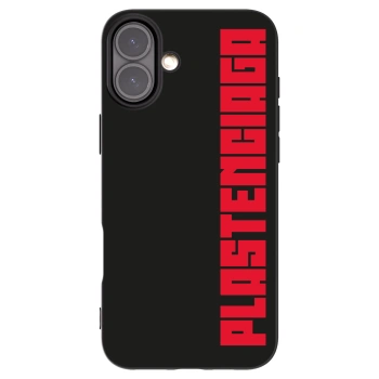 Picasee crna silikonska maskica za Apple iPhone 16 Plus - Plastenciaga