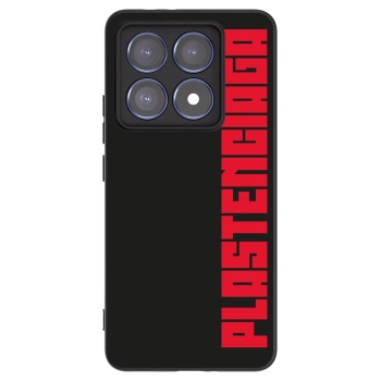 Picasee crna silikonska maskica za Xiaomi 14T Pro - Plastenciaga