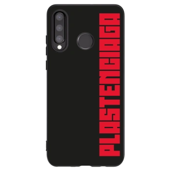 Picasee crna silikonska maskica za Huawei P30 Lite - Plastenciaga