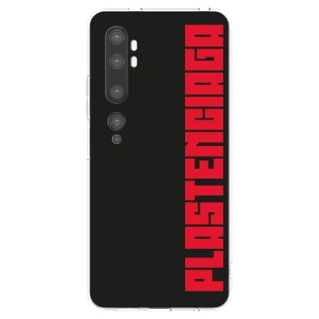 Picasee silikonska prozirna maskica za Xiaomi Mi Note 10 (Pro) - Plastenciaga