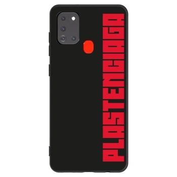 Picasee crna silikonska maskica za Samsung Galaxy A21s - Plastenciaga