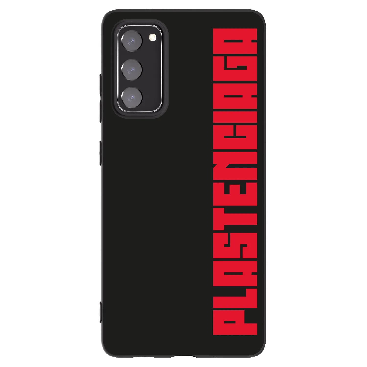 Picasee crna silikonska maskica za Samsung Galaxy S20 FE - Plastenciaga