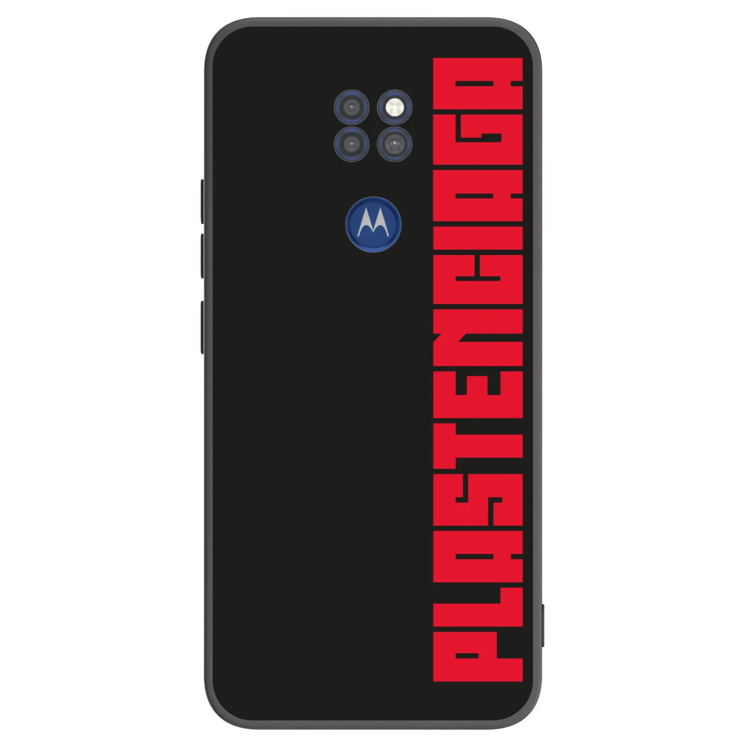 Picasee crna silikonska maskica za Motorola Moto G9 Play - Plastenciaga
