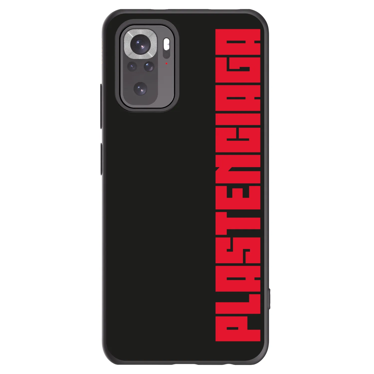 Picasee crna silikonska maskica za Xiaomi Redmi Note 10S - Plastenciaga
