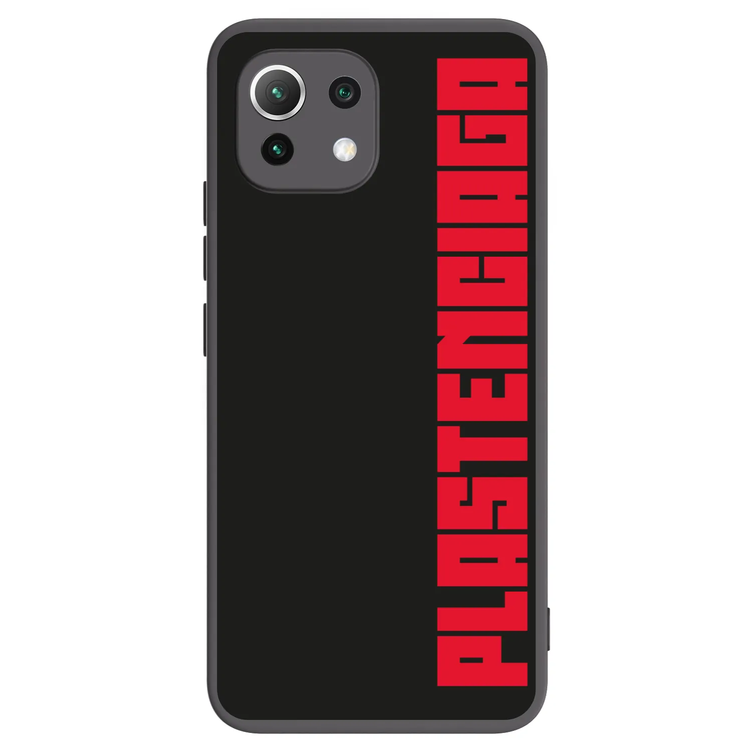 Picasee crna silikonska maskica za Xiaomi Mi 11 Lite - Plastenciaga