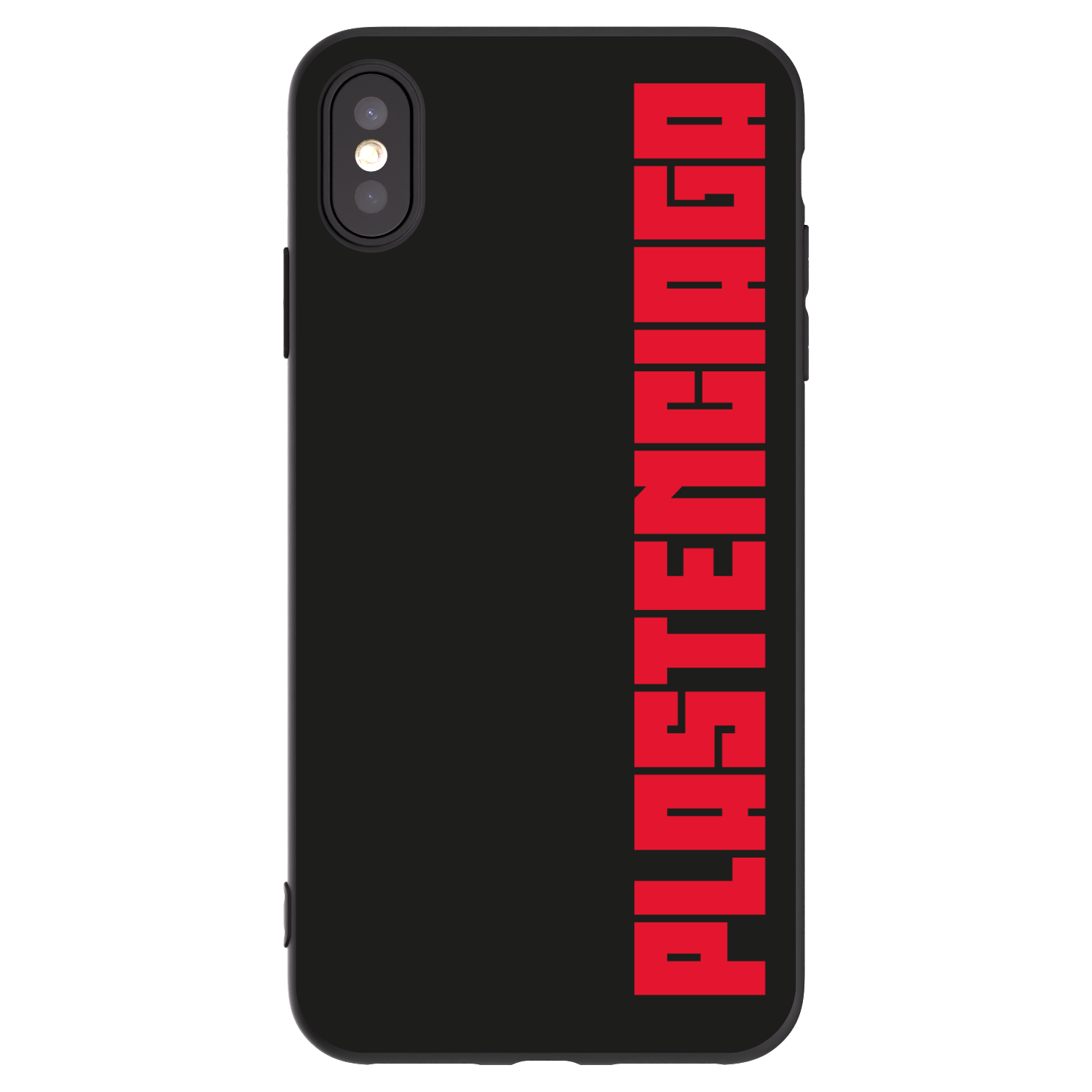 Picasee crna silikonska maskica za Apple iPhone XS Max - Plastenciaga