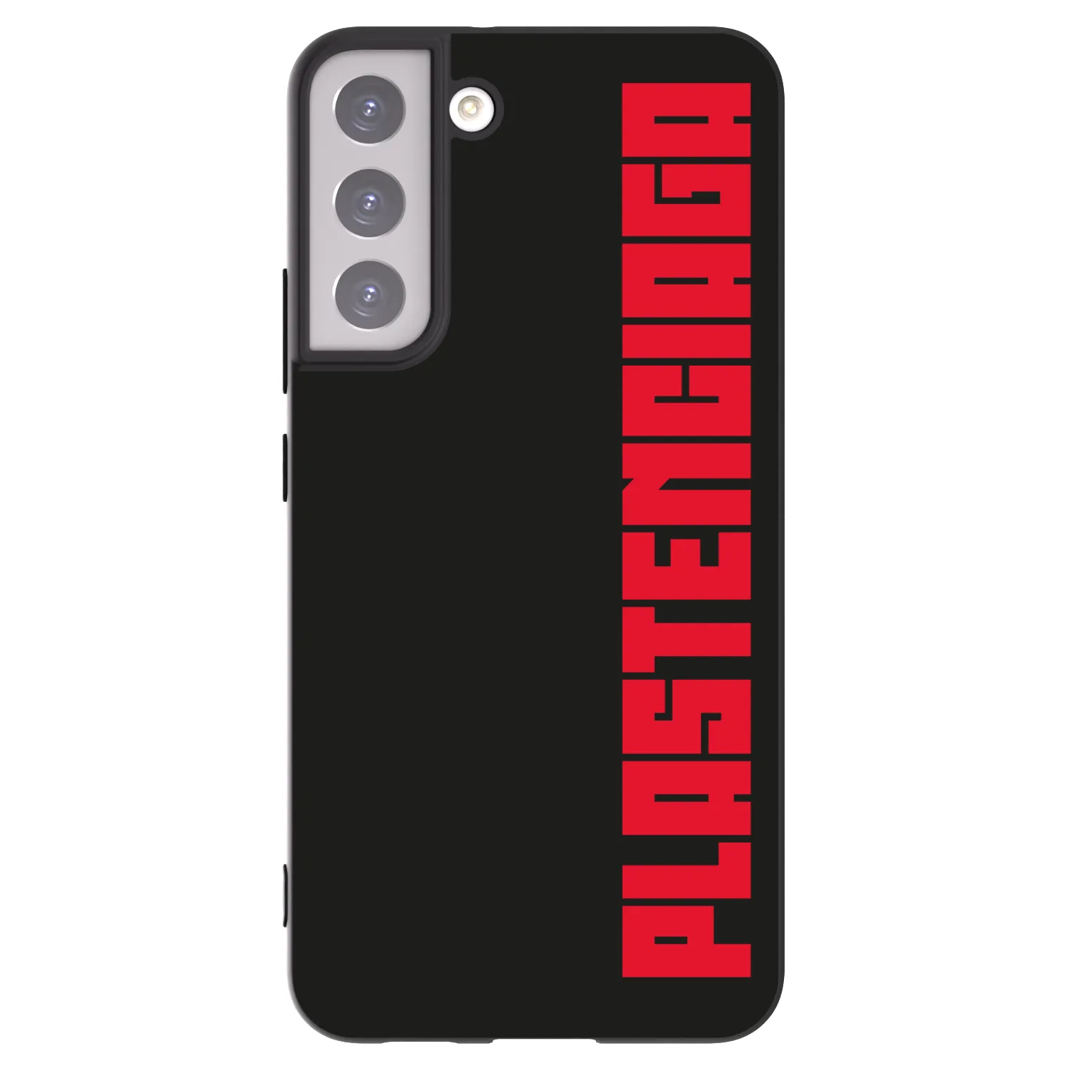 Picasee crna silikonska maskica za Samsung Galaxy S22+ 5G - Plastenciaga