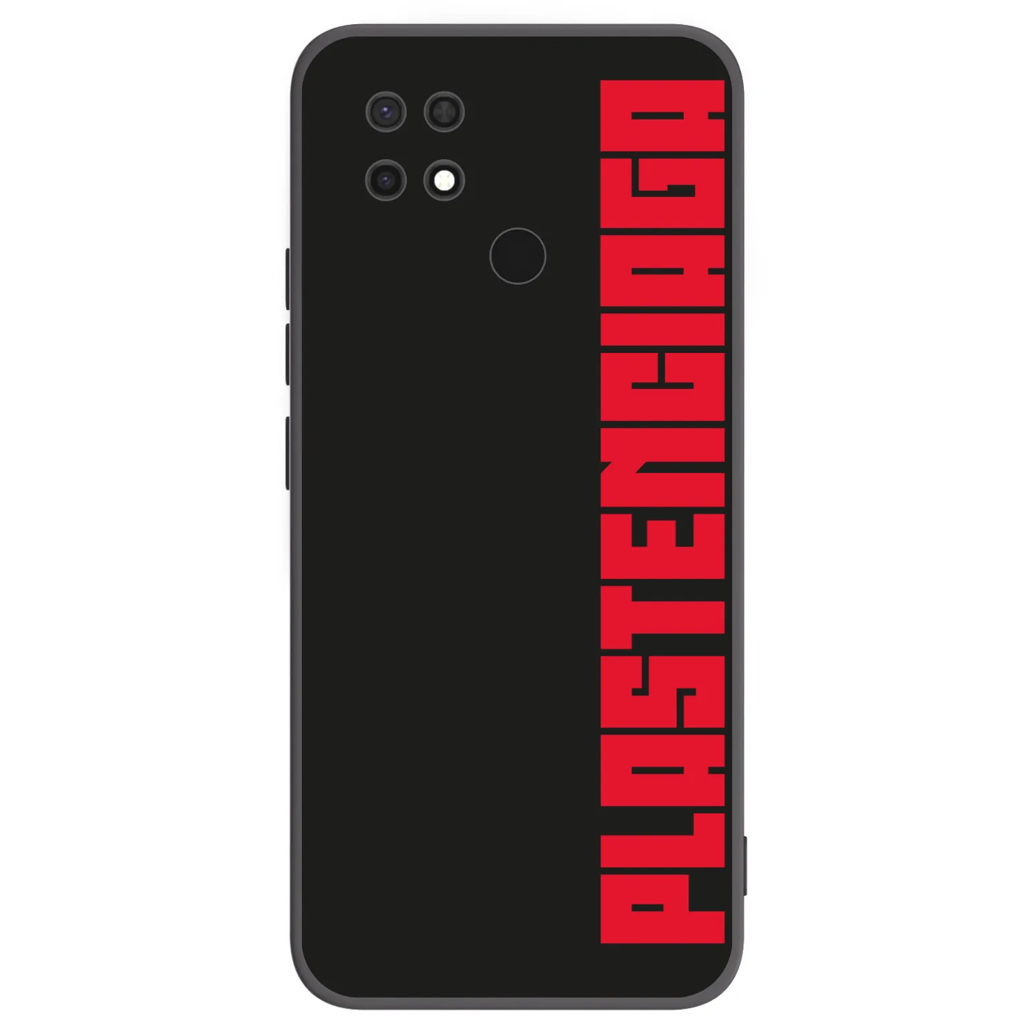 Picasee crna silikonska maskica za Xiaomi Redmi 10C - Plastenciaga