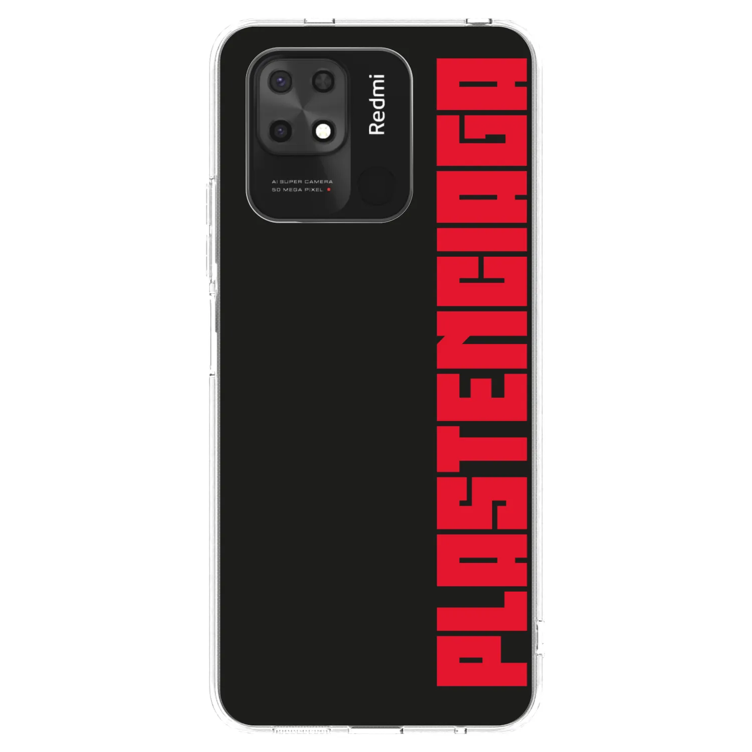 Picasee silikonska prozirna maskica za Xiaomi Redmi 10C - Plastenciaga