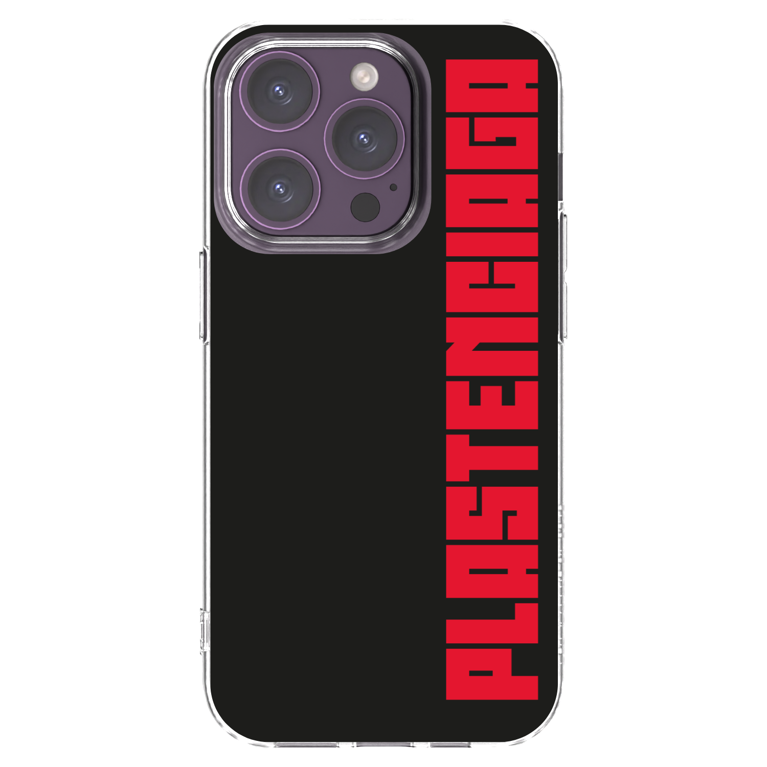 Picasee silikonska prozirna maskica za Apple iPhone 14 Pro - Plastenciaga