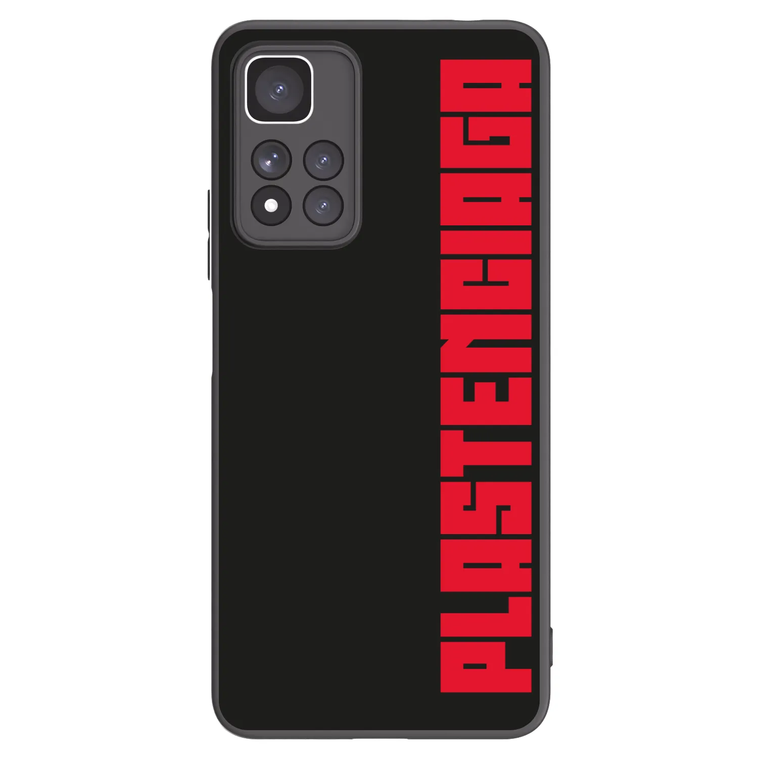 Picasee crna silikonska maskica za Xiaomi Redmi Note 11 Pro+ 5G - Plastenciaga