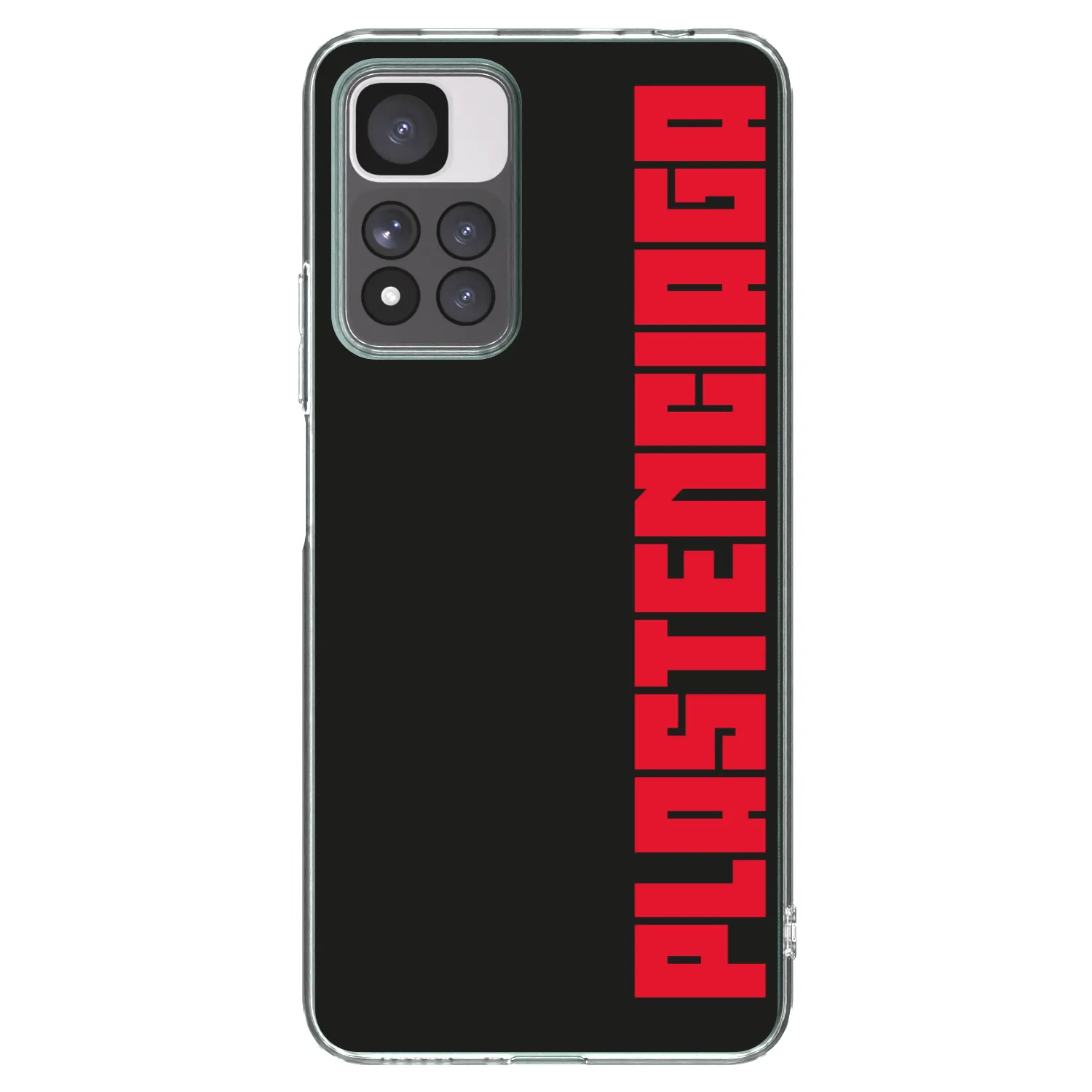 Picasee silikonska prozirna maskica za Xiaomi Redmi Note 11 Pro+ 5G - Plastenciaga