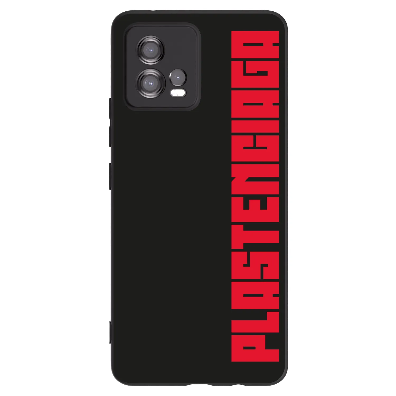 Picasee crna silikonska maskica za Motorola Moto G72 - Plastenciaga