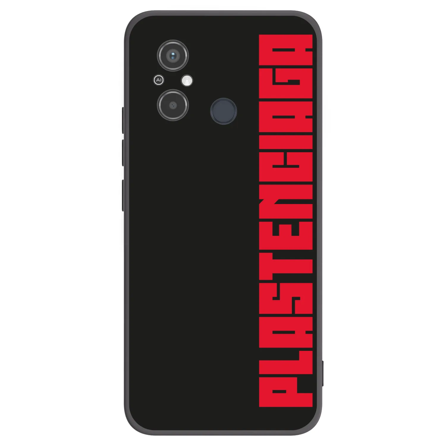 Picasee crna silikonska maskica za Xiaomi Redmi 12C - Plastenciaga