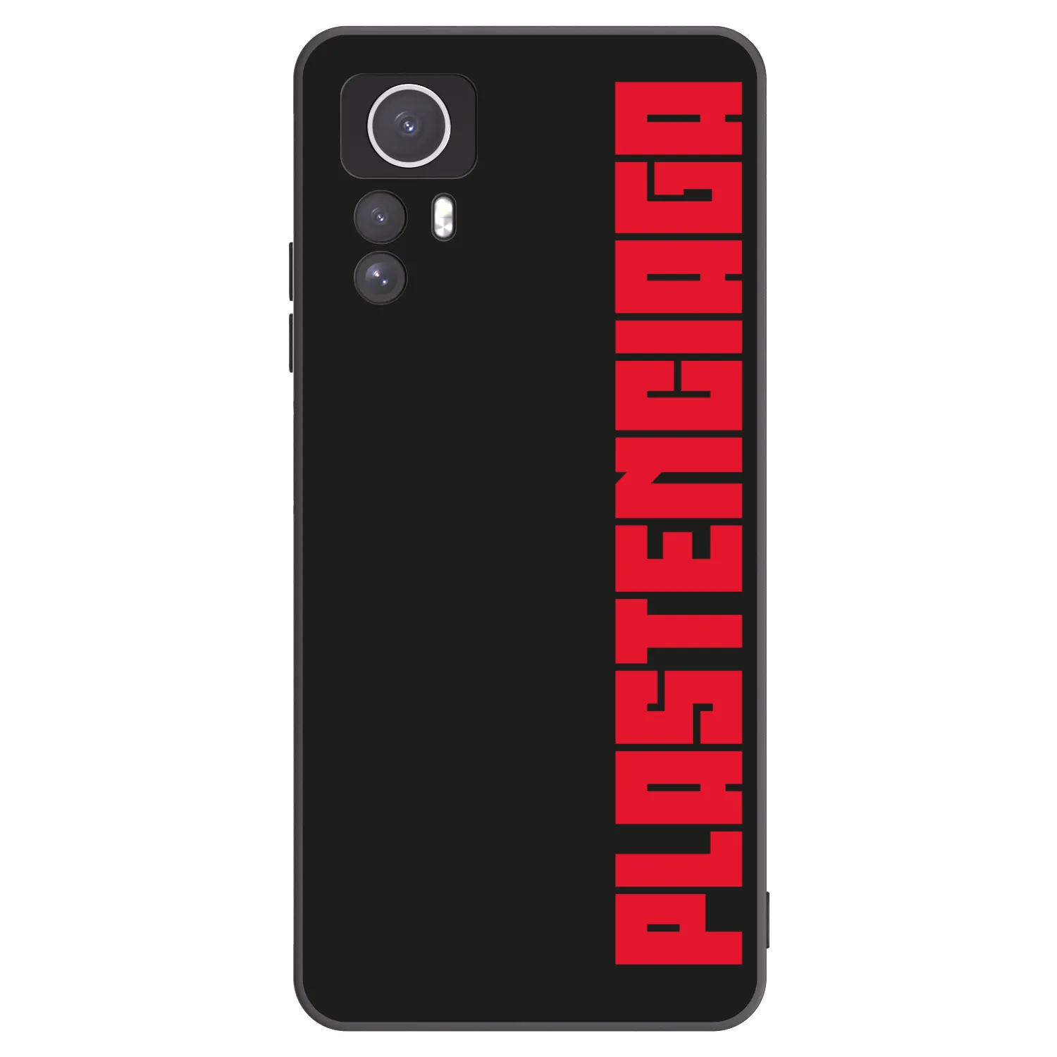 Picasee crna silikonska maskica za Xiaomi Redmi Note 12S - Plastenciaga