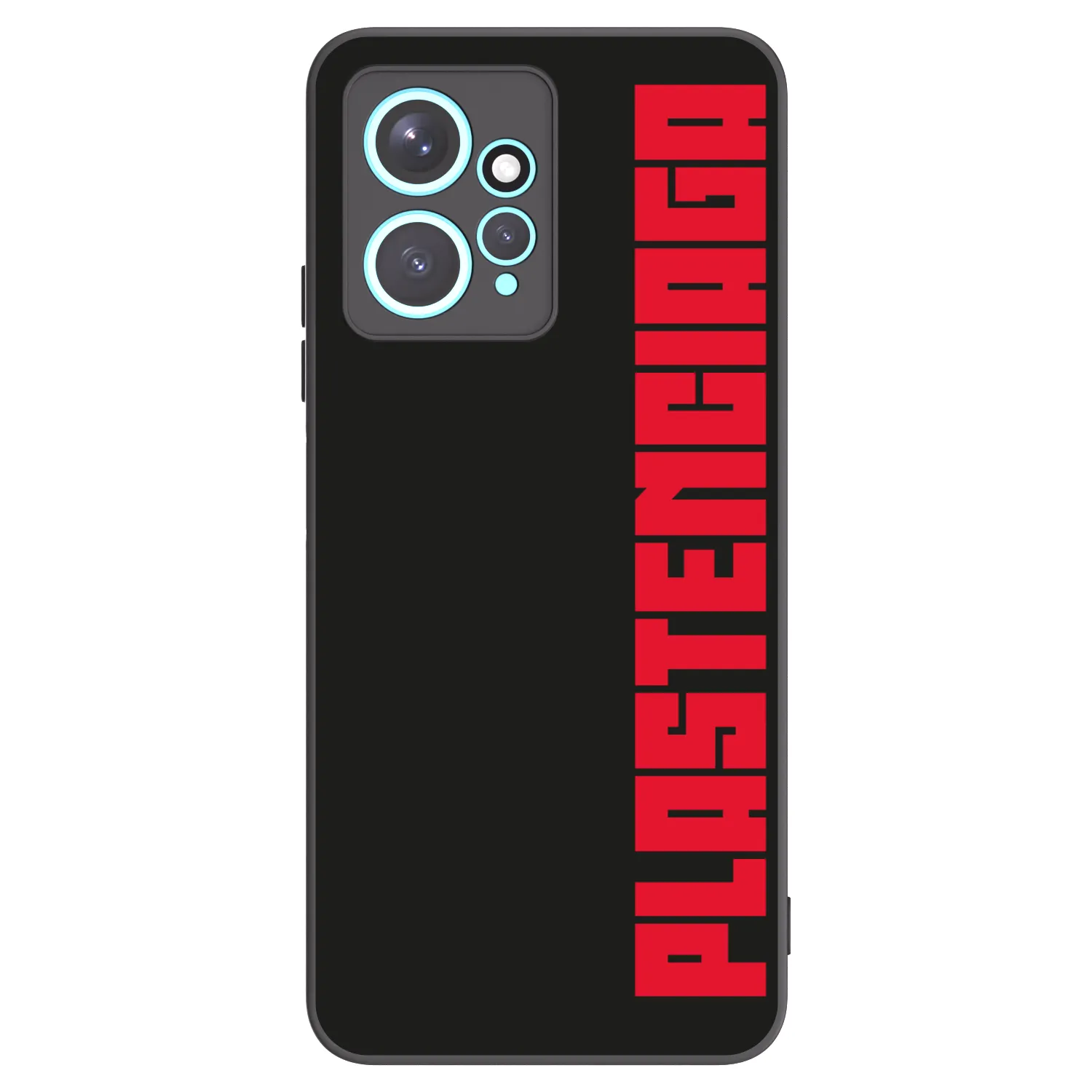 Picasee crna silikonska maskica za Xiaomi Redmi Note 12 4G - Plastenciaga