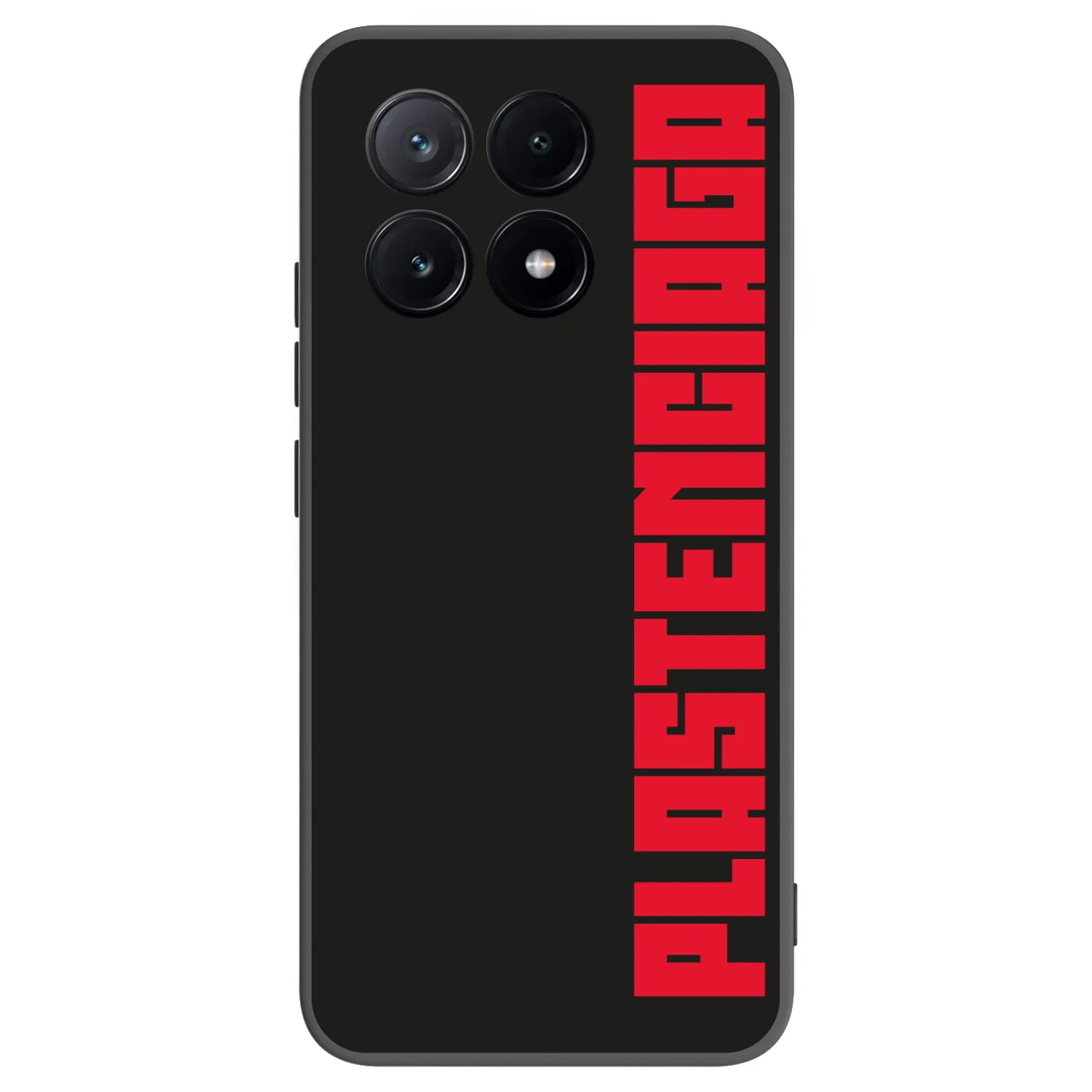 Picasee crna silikonska maskica za Xiaomi Poco X6 Pro - Plastenciaga