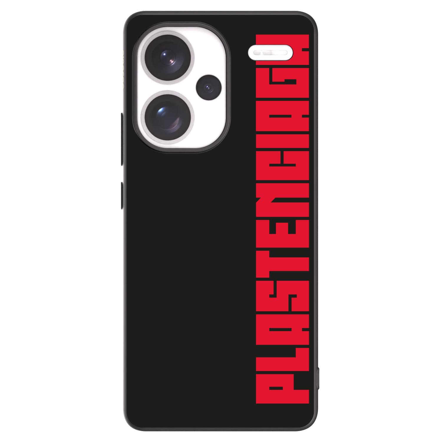 Picasee crna silikonska maskica za Xiaomi Redmi Note 13 Pro+ 5G - Plastenciaga