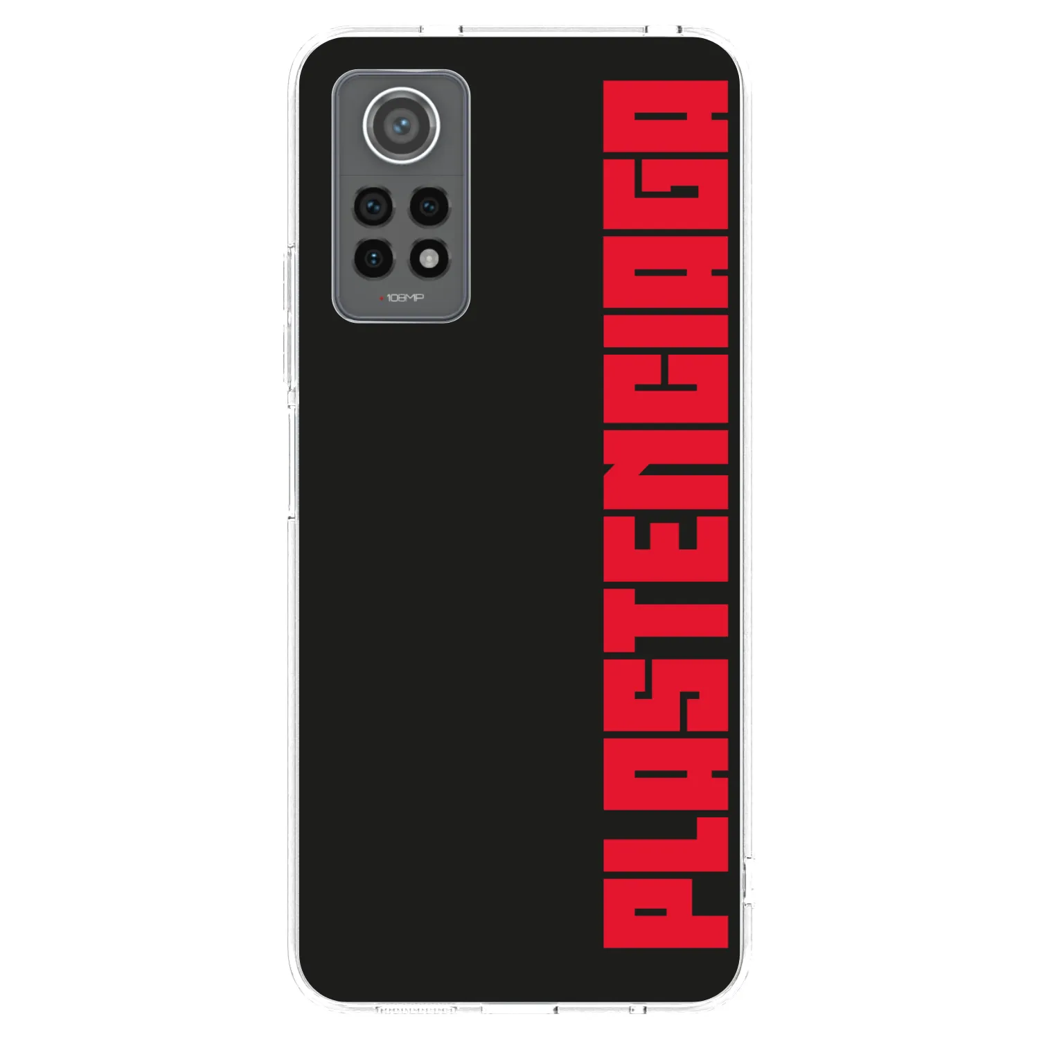 Picasee silikonska prozirna maskica za Xiaomi Redmi Note 12 Pro 4G - Plastenciaga