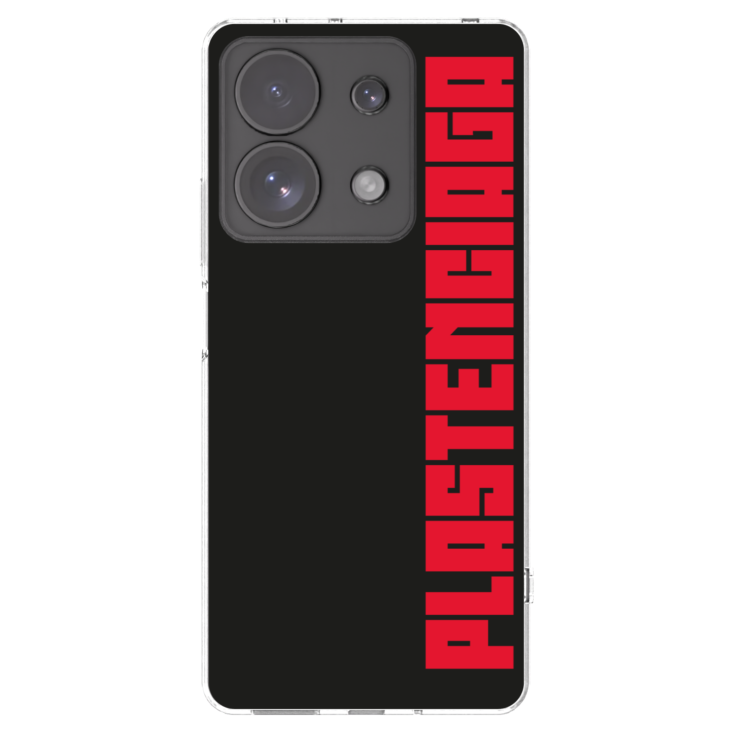 Picasee silikonska prozirna maskica za Xiaomi Redmi Note 13 Pro 4G - Plastenciaga