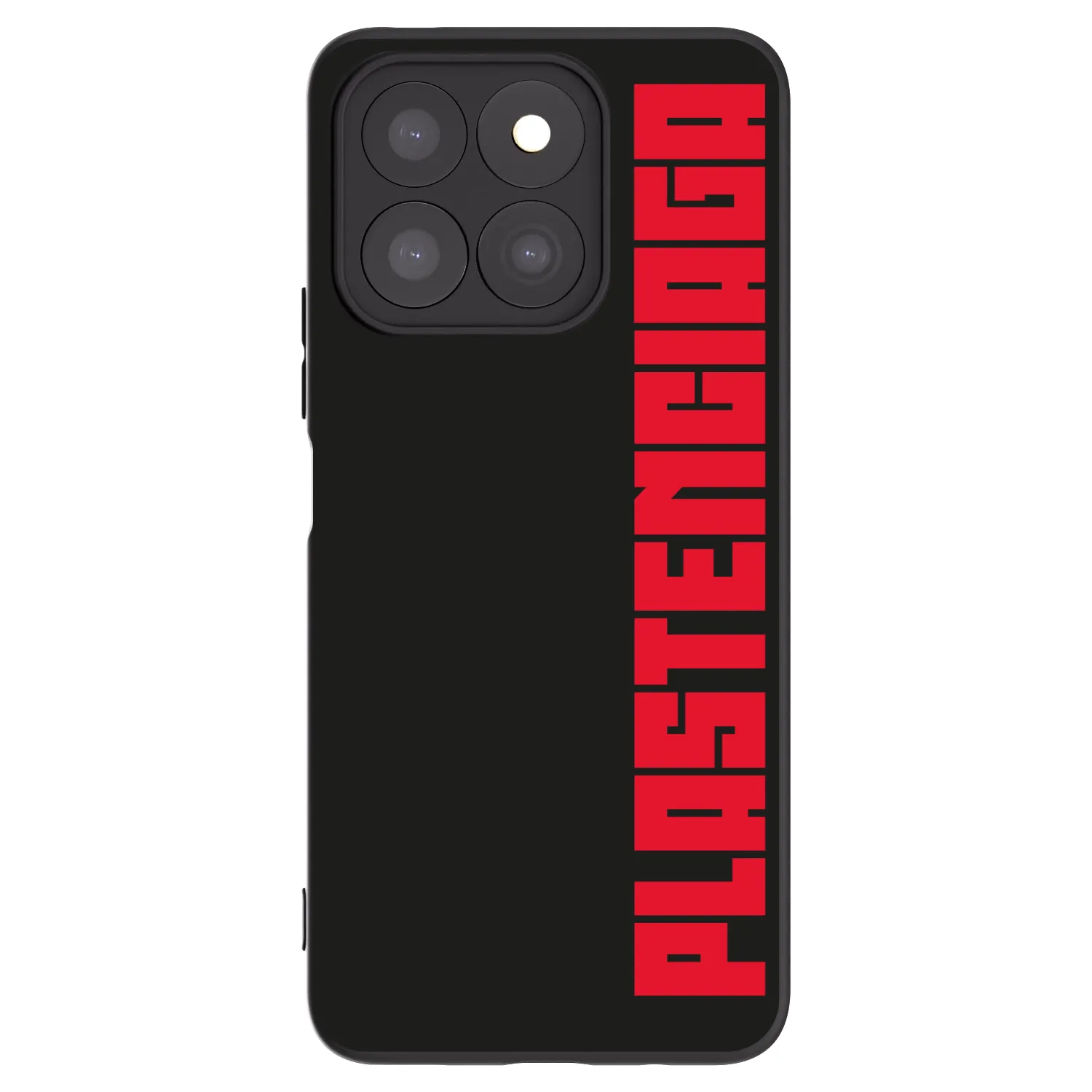 Picasee crna silikonska maskica za Honor X8b - Plastenciaga