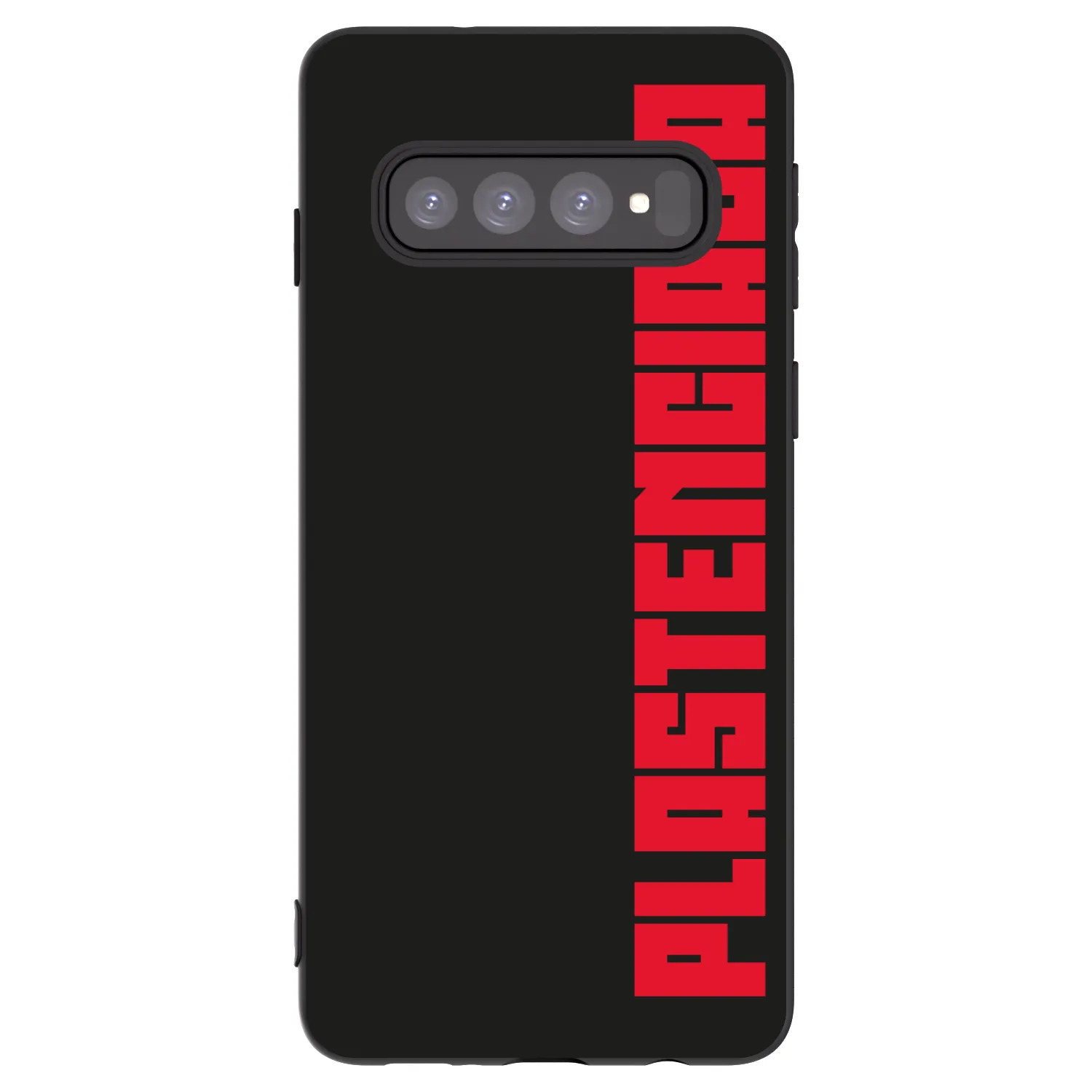 Picasee crna silikonska maskica za Samsung Galaxy S10 G973 - Plastenciaga