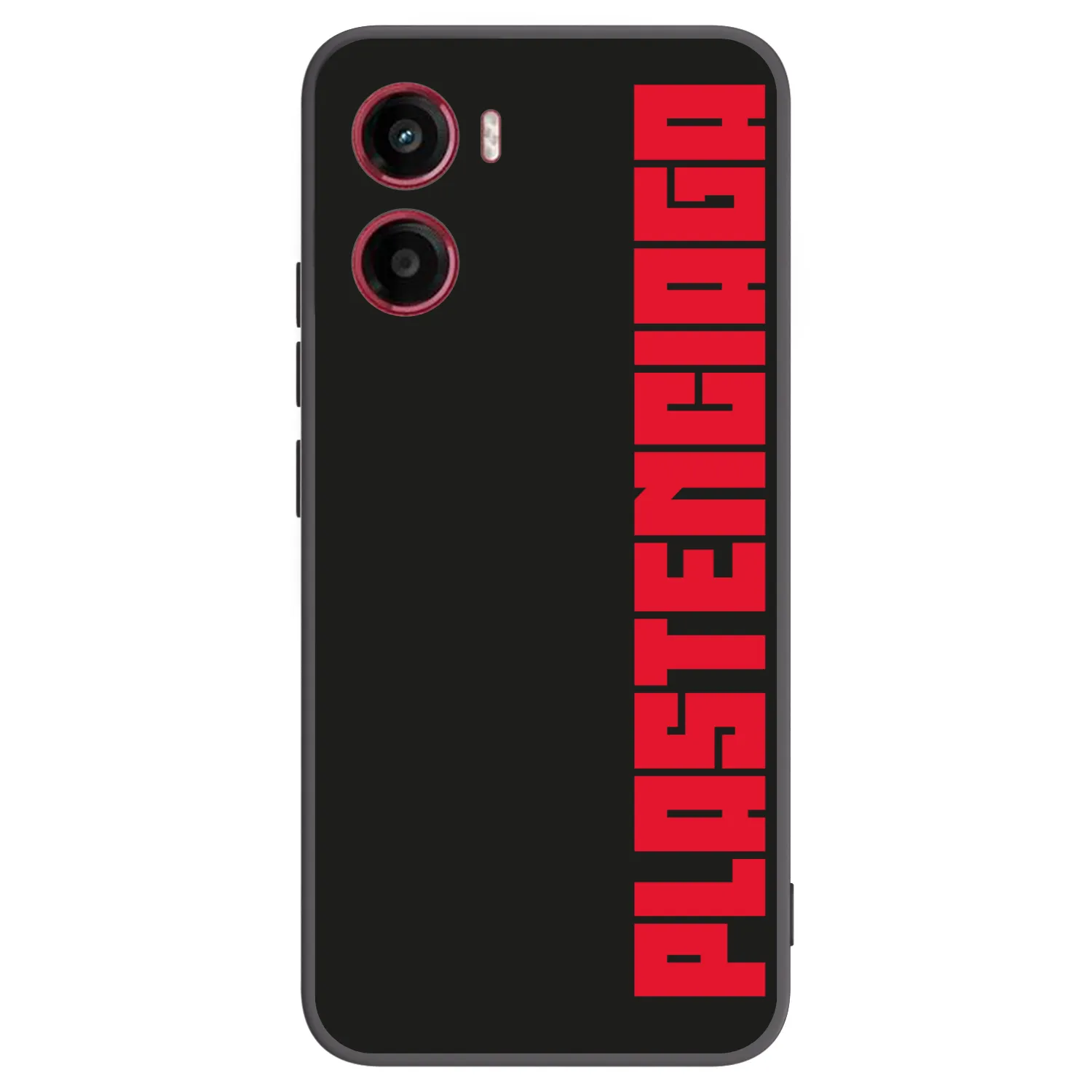 Picasee crna silikonska maskica za Motorola Moto G05 - Plastenciaga
