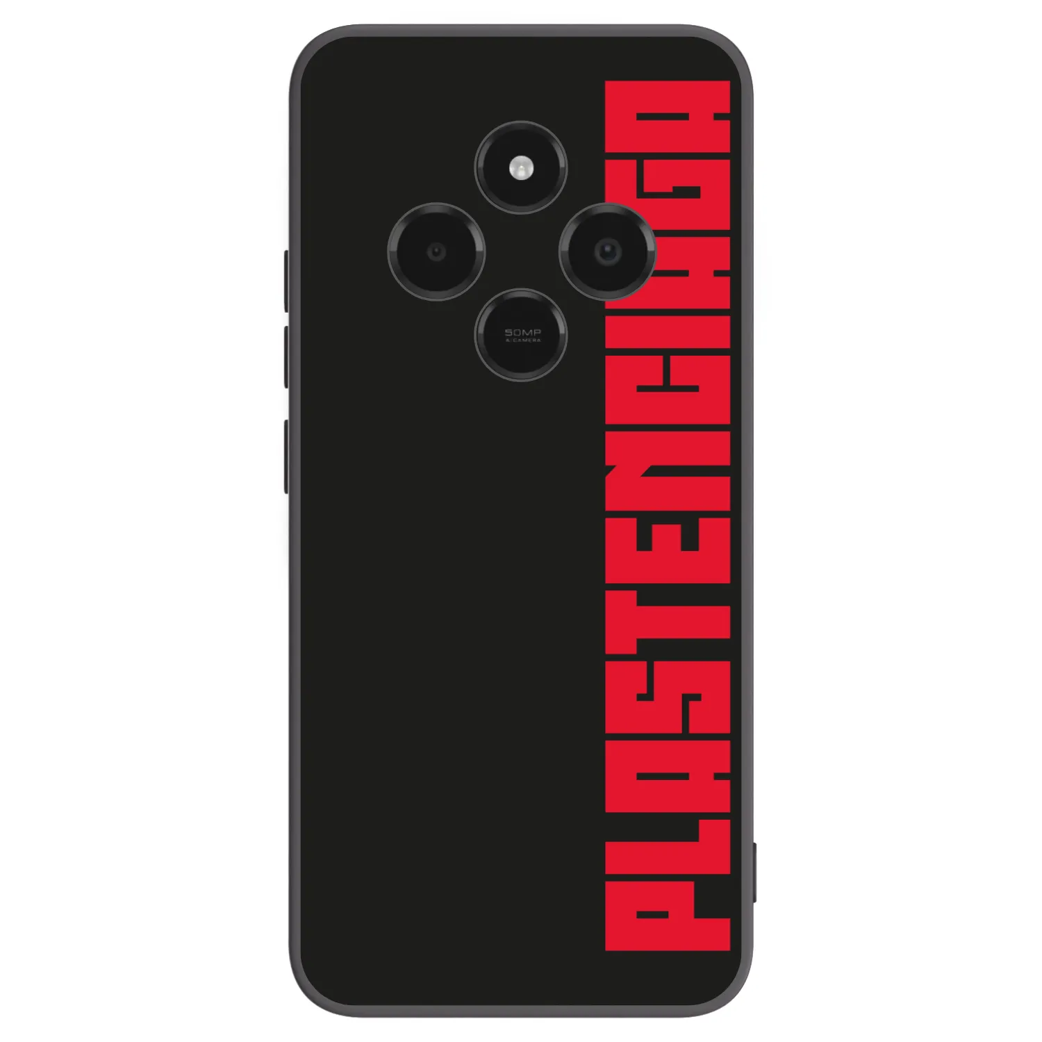 Picasee crna silikonska maskica za Xiaomi Poco C75 - Plastenciaga