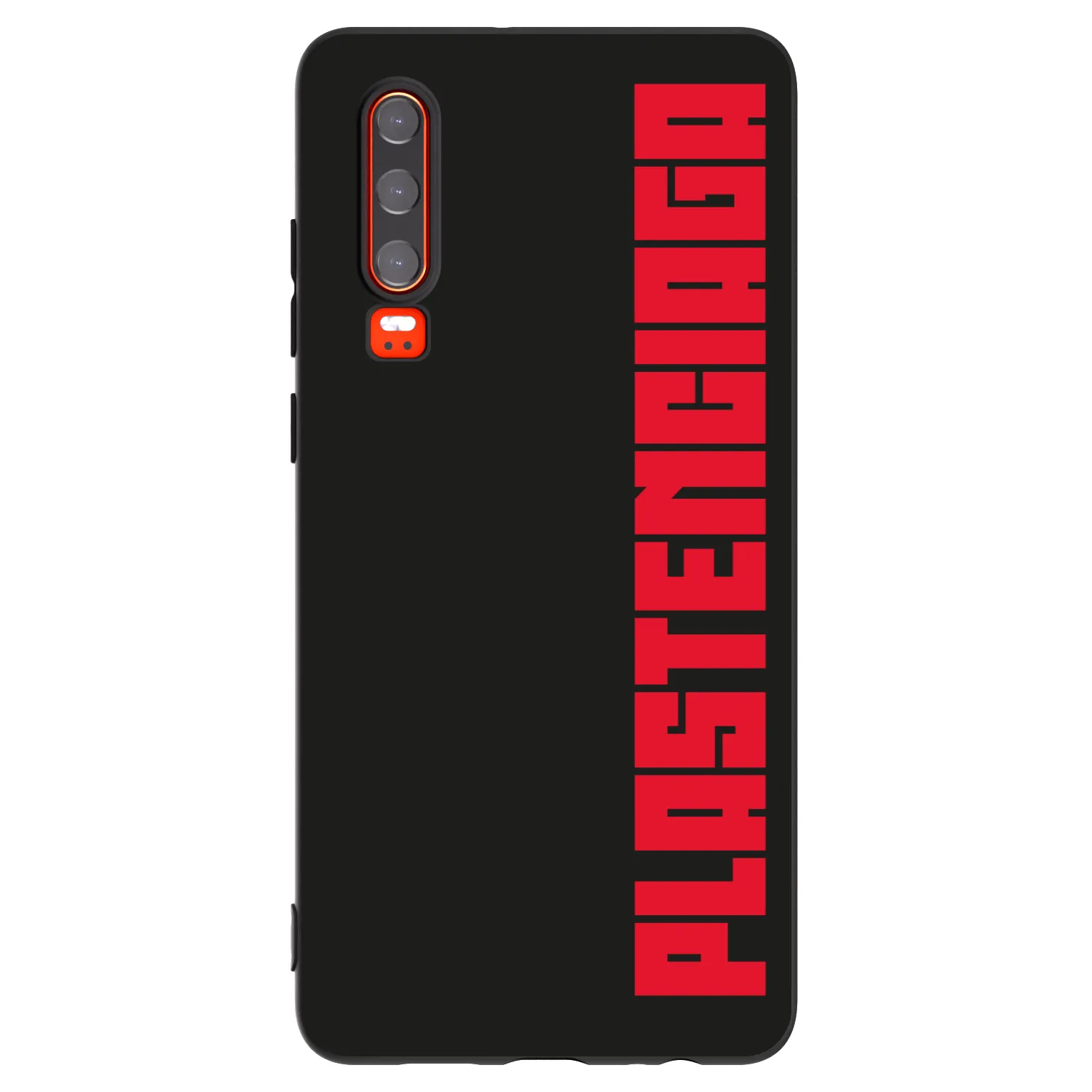 Picasee crna silikonska maskica za Huawei P30 - Plastenciaga