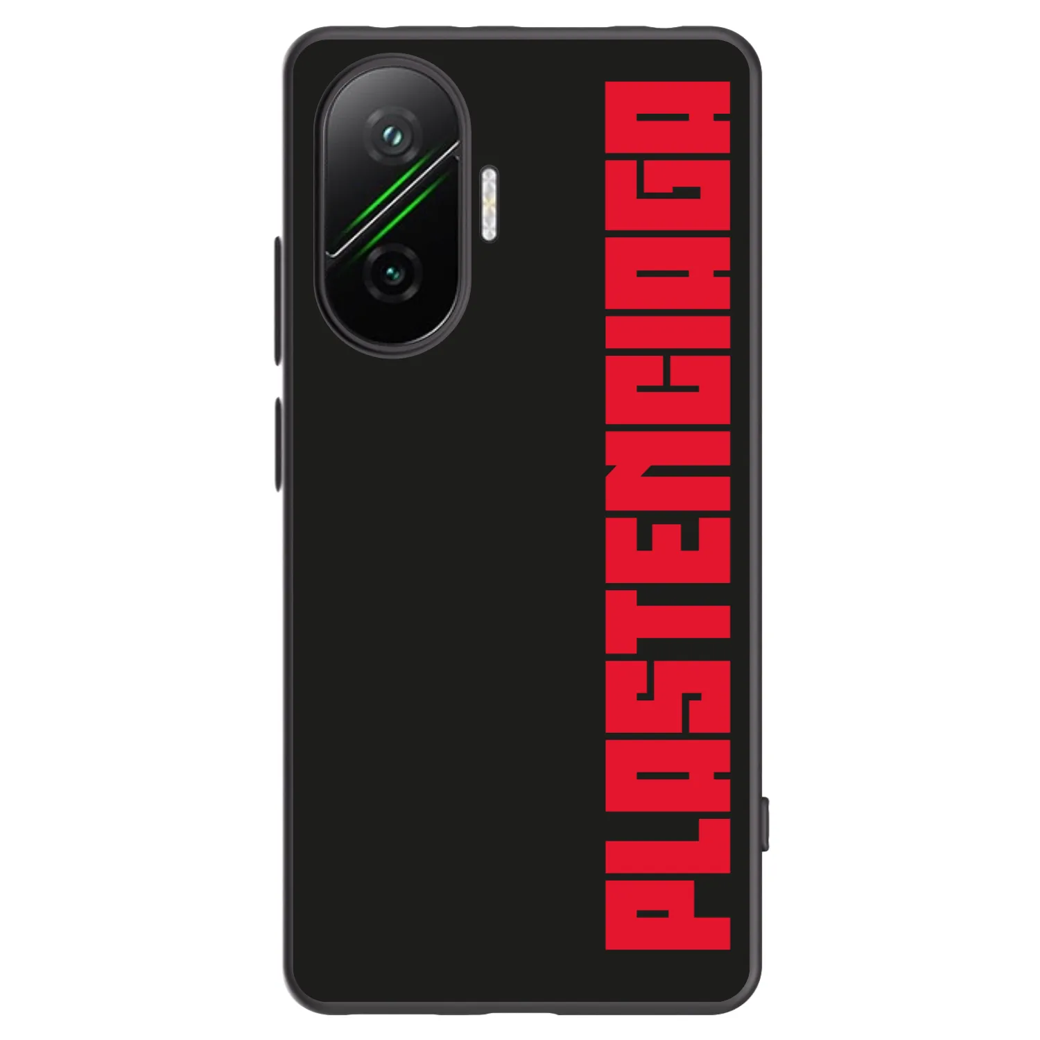 Picasee crna silikonska maskica za Xiaomi Poco F7 Pro 5G - Plastenciaga