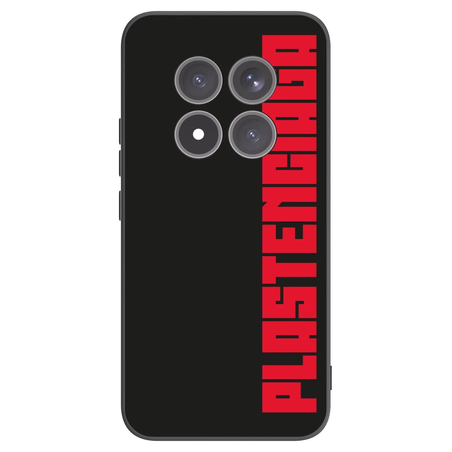 Picasee crna silikonska maskica za Xiaomi Redmi Note 15 Pro+ - Plastenciaga