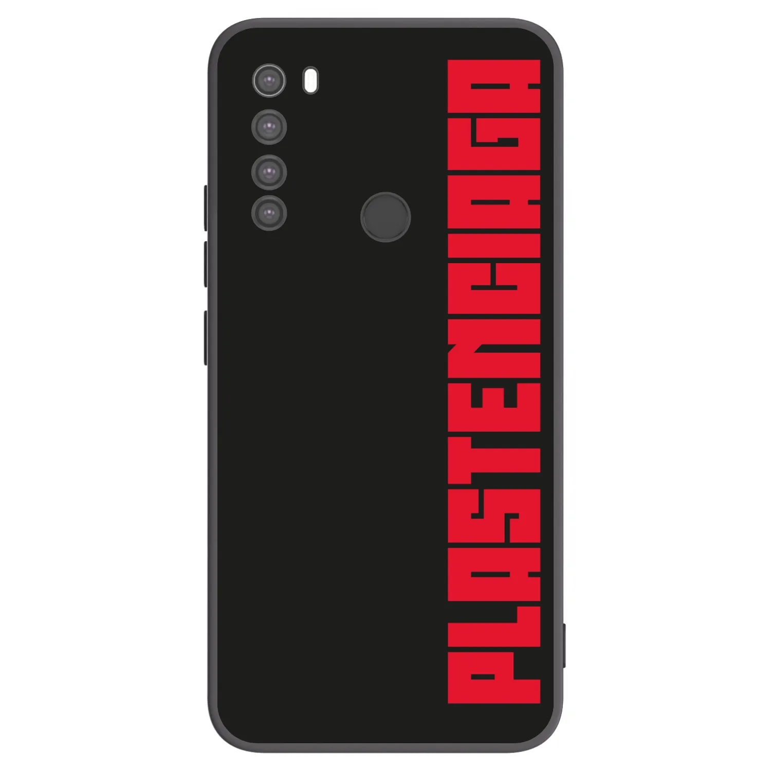 Picasee crna silikonska maskica za Xiaomi Redmi Note 8 - Plastenciaga